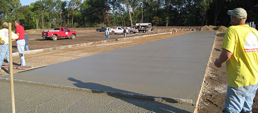 Concrete for Sports Facility